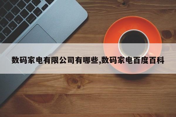 数码家电有限公司有哪些,数码家电百度百科