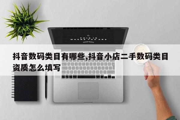 抖音数码类目有哪些,抖音小店二手数码类目资质怎么填写